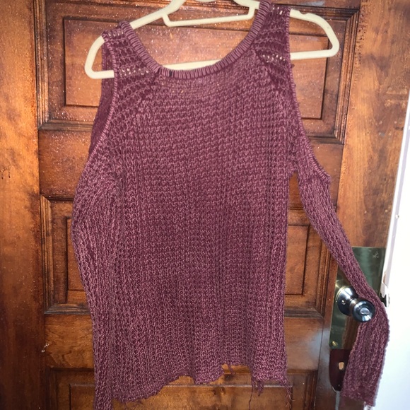 cold shoulder sweater - Picture 2 of 2